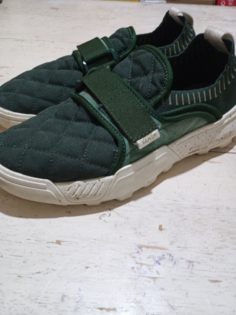 Vans Coast CC Circuit Sneakers Green Men's 7.5 Women's 9.0 Comfy Cush